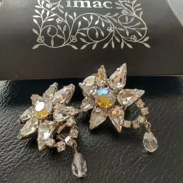 이맥 별 모양 크리스탈 귀찌 imac