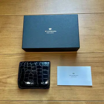 왕관 로고 와일드 스완스 팜 크로코 블랙