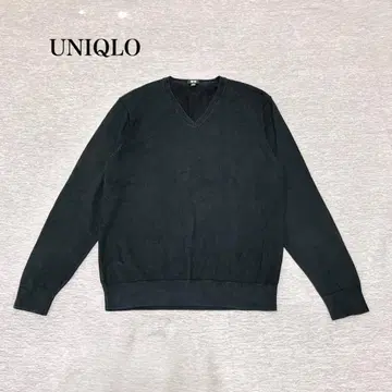 유니클로 수피마 코튼 V넥 스웨터 (L) 캐주얼, 깔끔한, 오피스