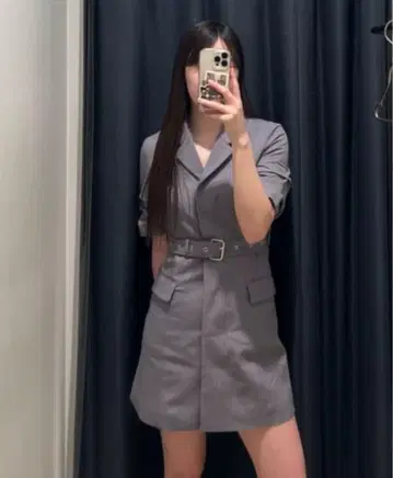 MOUSSY 싱글 브레스트 블레이저 원피스