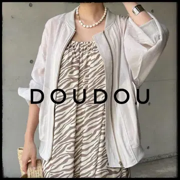 DOUDOU 시어 MA1 블루종 점퍼 블루종 시어 자켓