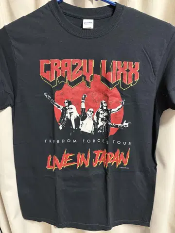 CRAZY LIXX FREEDOM FORCES TOUR 티셔츠 M