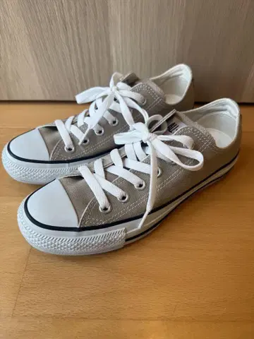 CONVERSE ALL STAR 베이지 로우 컷 스니커즈 23.5