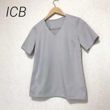 ICB 아이시비 새상품급 슈페리어 저지 V넥 반팔 풀오버