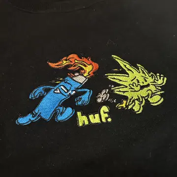 HUF HUF 맨투맨 그린 버디