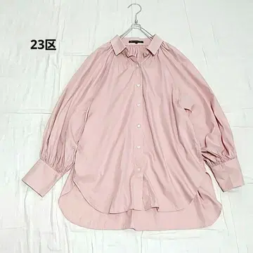 2021AW 23구 CANCLINI 개더 셔츠 블라우스 빅 사이즈