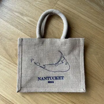 NANTUCKET 난터킷 섬 린넨 토트백