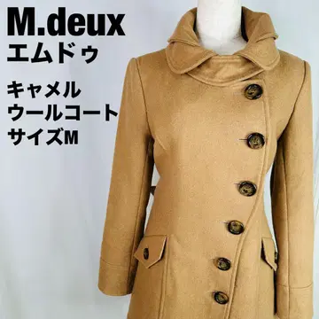 M.deux M.deux 카멜 울 피코트 사이즈 M 3-157