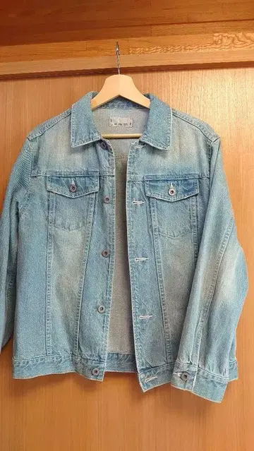 un dix cors 라이트 블루 데님 자켓 데님 자켓 빈티지풍