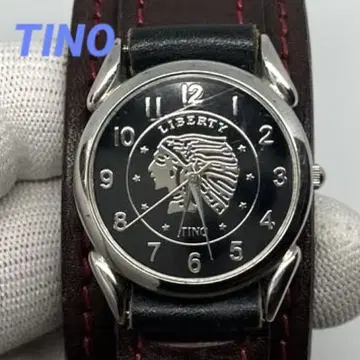 TINO/티노 가죽 팔찌 리버티 쿼츠 시계