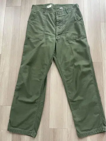 새상품급 60년대 US ARMY 베이커 팬츠 OG107 코튼 새틴