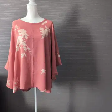 순수 실크 기모노 리메이크 의류 튜닉 반팔