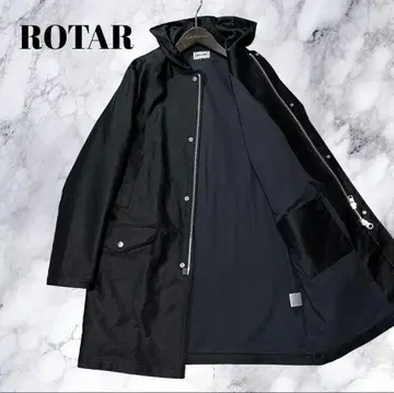 ROTAR 블랙 모즈 코트