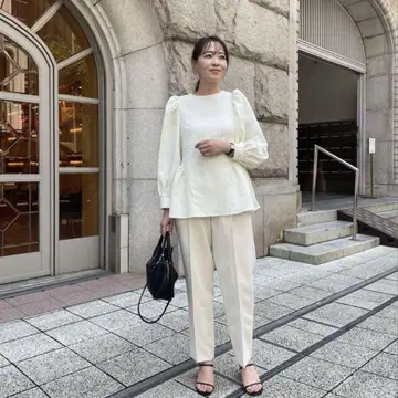 ohga 마쉬멜로우 팬츠 밀크 S 사이즈