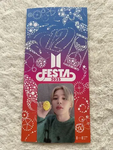 BTS FESTA 지민 트레이딩 카드 팜플렛 포함