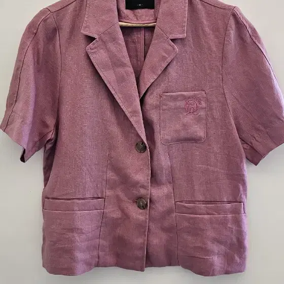 Roem[ロエム] Linen Like Short Sleeved Crop Jacket ROEM | 로엠 Roem Linen Short Jacket on Bunjang Global Site.