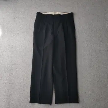 unknown 2턱 여름 봄 슬랙스 와이드 팬츠 블랙 archive