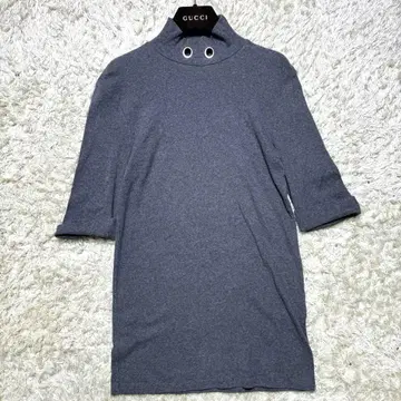 컨디션 최상 고급 실크 브루넬로쿠치넬리 티셔츠 코튼 그레이 XL