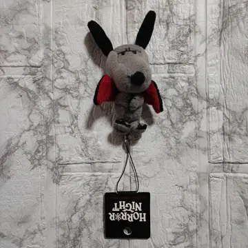 초레어 USJ 유니버셜 할로윈 스누피 봉제 인형 드라큘라 박쥐