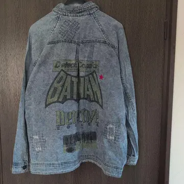 하이픈 BATMAN 콜라보 데님 자켓