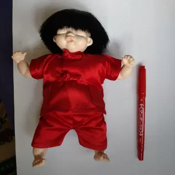인형 [차이나 인형, 수지] 눈을 감은 아이