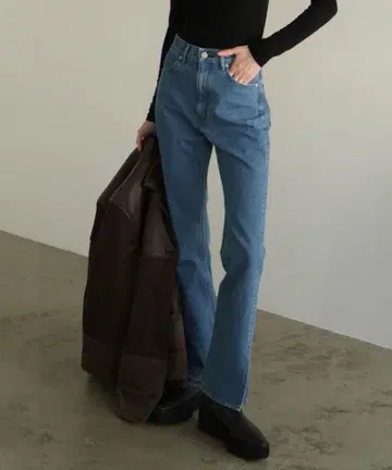 CLANE 클라네 SLIT HEM DENIM PANTS