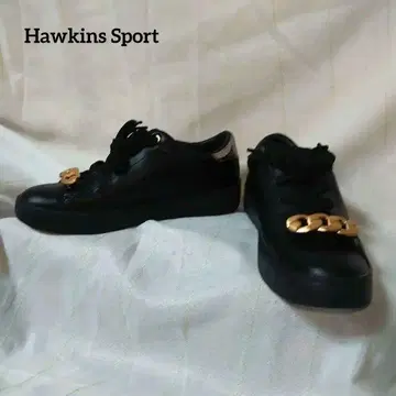 호킨스 스포츠 [새상품급] 로우 컷 스니커즈 블랙 23.5cm