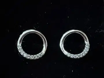 ete 실버 925 스톤 귀걸이