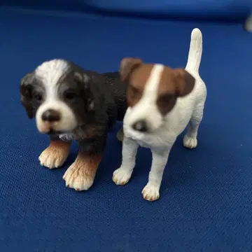 schleich 개 피규어 2종 세트
