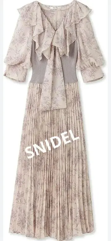 SNIDEL 꽃무늬 원피스