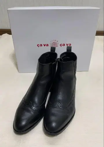 ca va ca va 블랙 사이드 고어 부츠