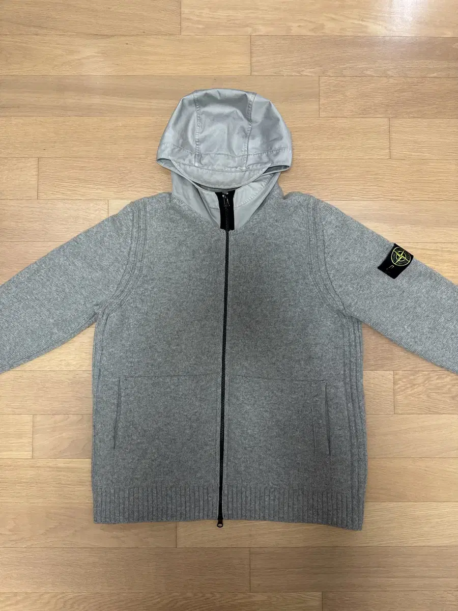 Stone Island Knit Hooded Zip-Up