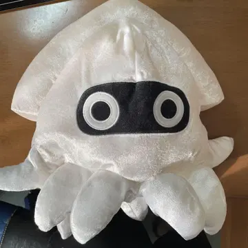 화이트 오징어 봉제 인형
