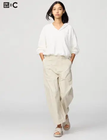 새상품 76 유니클로 시 와이드 벌룬 팬츠 uniqloc uniqlo c