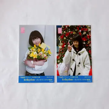 AKB48 치바 에리 10주년 공연 핑퐁 브로마이드 드래프트 2기 굿즈