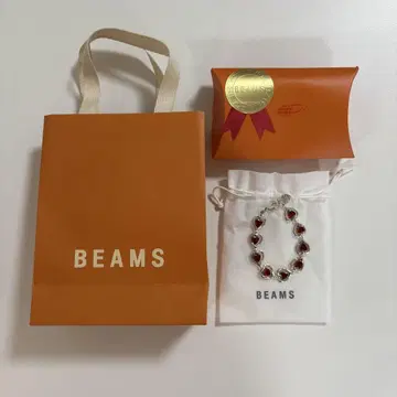 Ray BEAMS / 하트 레이어드 블레스 레드