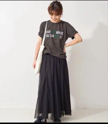 Spick & Span 스픽 & 스팬 샤샤 스커트 블랙 38