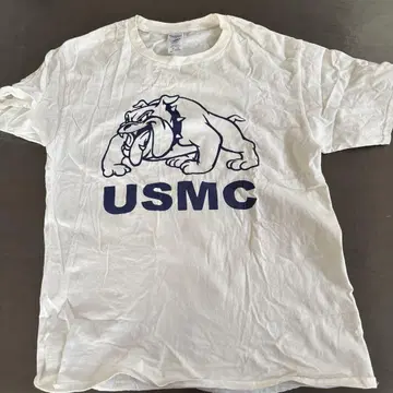 USMC 불독 로고 티셔츠