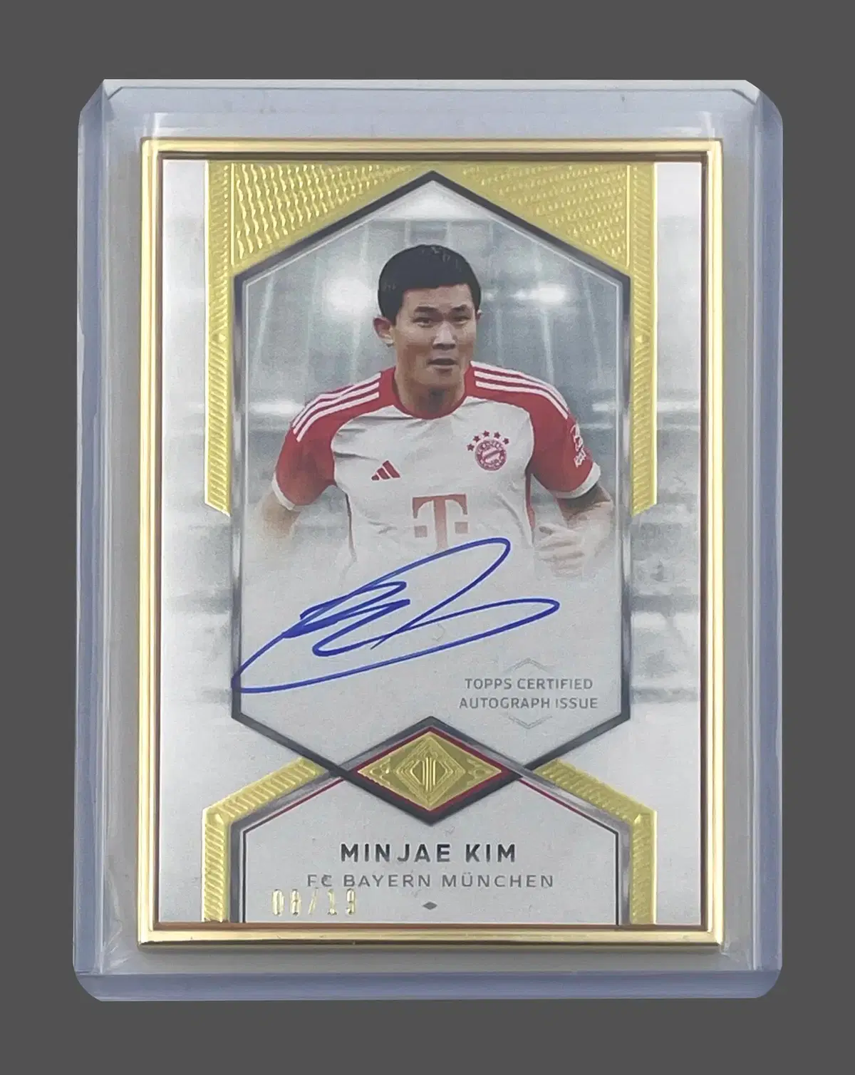 [Topps] 김민재 친필 사인 바이에른 뮌헨 온오토 축구카드
