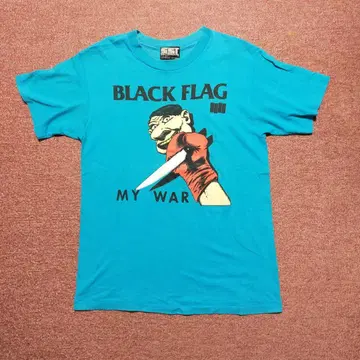 BLACK FLAG 블랙 플래그 MY WAR 티셔츠 90s