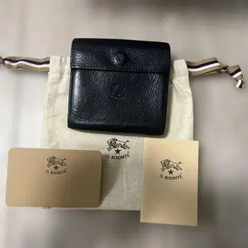 IL BISONTE 두겹 지갑 블랙