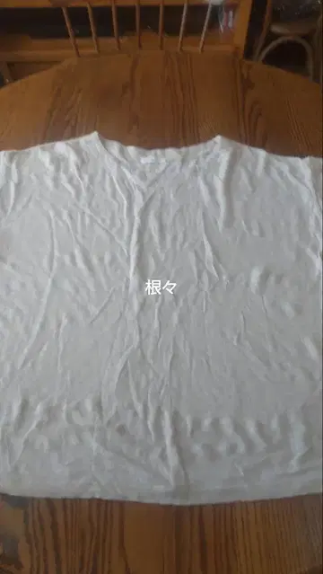 네네 라이트 베이지 티셔츠