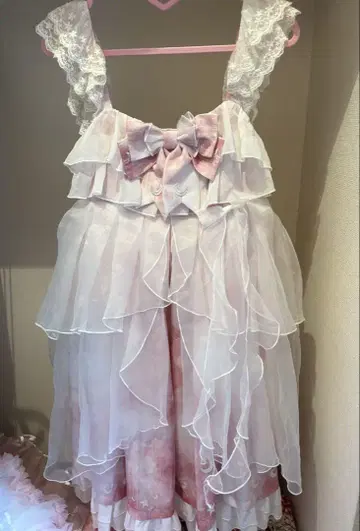 To Alice 원피스 잔스카 리본 프릴 몽환룩