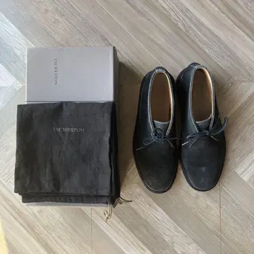 j.m.weston 웨스턴 앵클부츠 그레이 스웨이드 6D