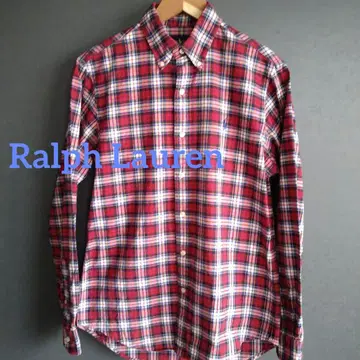 새상품급 옥스퍼드 Ralph Lauren 버튼 다운 체크 무늬