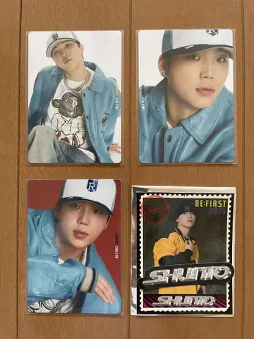 비 퍼스트 슌토 트레이딩 카드 시크릿 스티커 세트