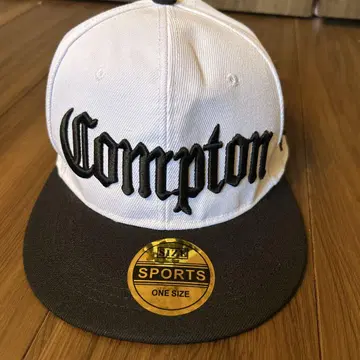 스트릿 스타일 Compton 자수 캡 모노톤