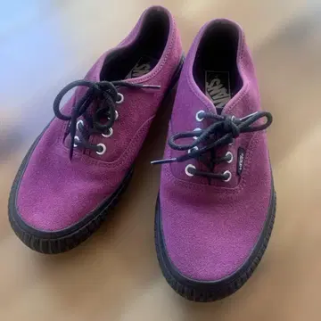 VANS/반스/AUTHENTIC/로우 컷 스니커즈/스웨이드/23.5