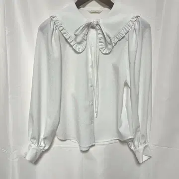 intimite 안티미테 2024SS 프릴 옷깃 셔츠 M