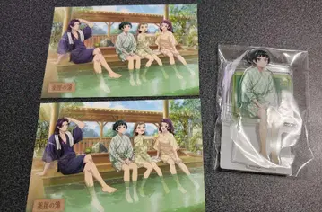 약사의 혼잣말 극락탕 콜라보 고양이 앉은 아크릴 스탠드 엽서 세트